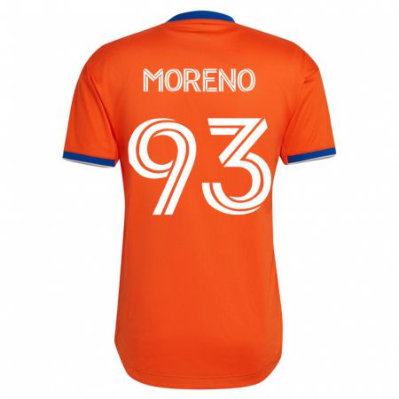 Kandiny Kinder Júnior Moreno #93 Weiß Auswärtstrikot Trikot 2023/24 T-Shirt