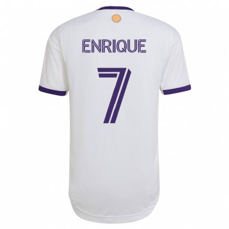 Kandiny Kinder Ramiro Enrique #7 Weiß Auswärtstrikot Trikot 2023/24 T-Shirt