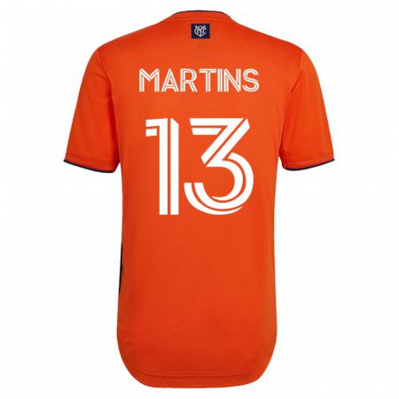 Kandiny Kinder Thiago Martins #13 Schwarz Auswärtstrikot Trikot 2023/24 T-Shirt