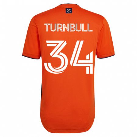 Kandiny Kinder Stephen Turnbull #34 Schwarz Auswärtstrikot Trikot 2023/24 T-Shirt