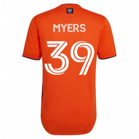 Kandiny Kinder Md Myers #39 Schwarz Auswärtstrikot Trikot 2023/24 T-Shirt