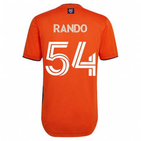 Kandiny Kinder Alex Rando #54 Schwarz Auswärtstrikot Trikot 2023/24 T-Shirt