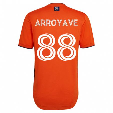 Kandiny Kinder Jacob Arroyave #88 Schwarz Auswärtstrikot Trikot 2023/24 T-Shirt
