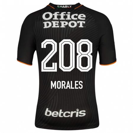 Kandiny Kinder Erik Morales #208 Schwarz Auswärtstrikot Trikot 2023/24 T-Shirt