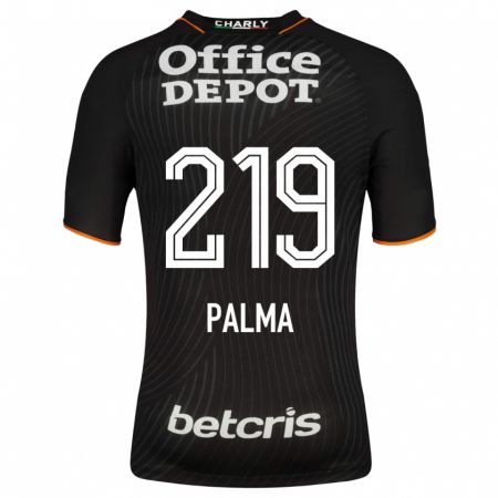 Kandiny Kinder Pablo Palma #219 Schwarz Auswärtstrikot Trikot 2023/24 T-Shirt