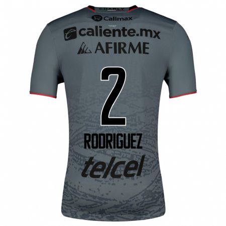 Kandiny Kinder Antonio Rodríguez #2 Grau Auswärtstrikot Trikot 2023/24 T-Shirt