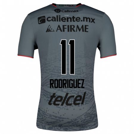 Kandiny Kinder Lucas Rodríguez #11 Grau Auswärtstrikot Trikot 2023/24 T-Shirt
