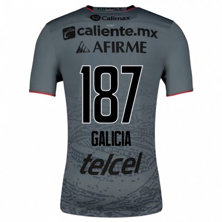 Kandiny Kinder Carlos Galicia #187 Grau Auswärtstrikot Trikot 2023/24 T-Shirt