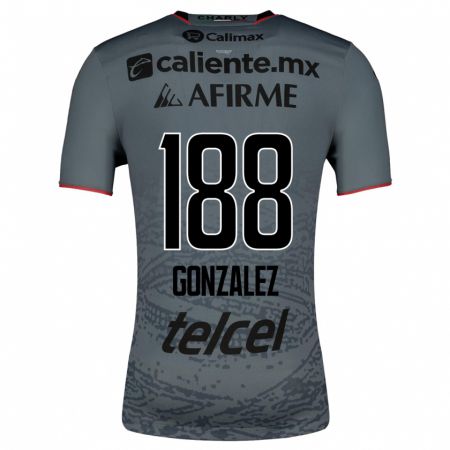 Kandiny Kinder Jorge González #188 Grau Auswärtstrikot Trikot 2023/24 T-Shirt