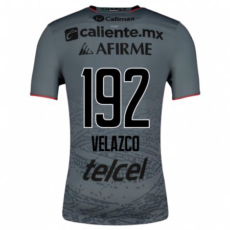 Kandiny Kinder Emiliano Velazco #192 Grau Auswärtstrikot Trikot 2023/24 T-Shirt