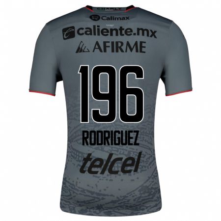 Kandiny Kinder Prince Rodríguez #196 Grau Auswärtstrikot Trikot 2023/24 T-Shirt