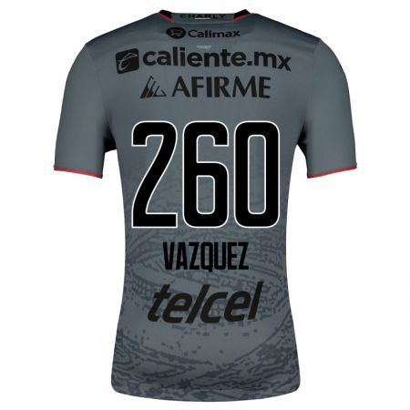 Kandiny Kinder Octavio Vázquez #260 Grau Auswärtstrikot Trikot 2023/24 T-Shirt