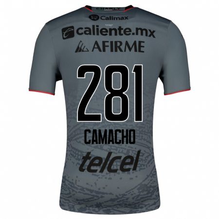 Kandiny Kinder Javier Camacho #281 Grau Auswärtstrikot Trikot 2023/24 T-Shirt