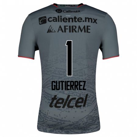 Kandiny Kinder Alejandra Gutiérrez #1 Grau Auswärtstrikot Trikot 2023/24 T-Shirt