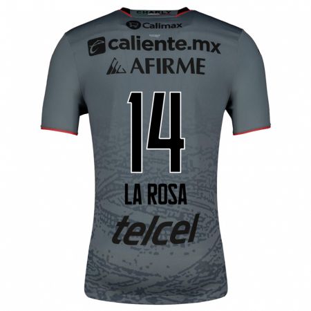 Kandiny Kinder Joselyn De La Rosa #14 Grau Auswärtstrikot Trikot 2023/24 T-Shirt