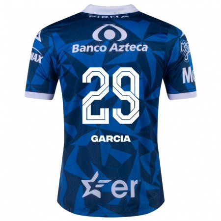 Kandiny Kinder Emiliano García #29 Blau Auswärtstrikot Trikot 2023/24 T-Shirt