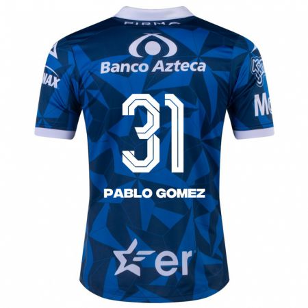 Kandiny Kinder Juan Pablo Gómez #31 Blau Auswärtstrikot Trikot 2023/24 T-Shirt
