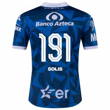 Kandiny Kinder César Solís #191 Blau Auswärtstrikot Trikot 2023/24 T-Shirt