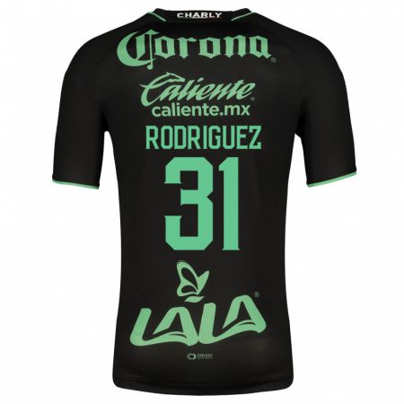 Kandiny Kinder Emerson Rodríguez #31 Schwarz Auswärtstrikot Trikot 2023/24 T-Shirt