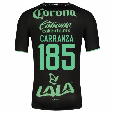 Kandiny Kinder Héctor Carranza #185 Schwarz Auswärtstrikot Trikot 2023/24 T-Shirt
