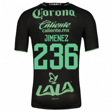 Kandiny Kinder Tahiel Jiménez #236 Schwarz Auswärtstrikot Trikot 2023/24 T-Shirt