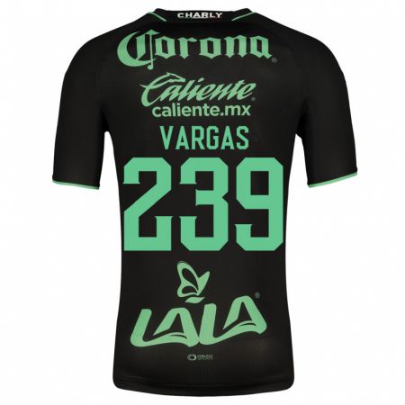 Kandiny Kinder Diego Vargas #239 Schwarz Auswärtstrikot Trikot 2023/24 T-Shirt