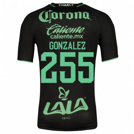 Kandiny Kinder Valente González #255 Schwarz Auswärtstrikot Trikot 2023/24 T-Shirt