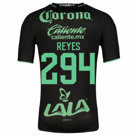 Kandiny Kinder Máximo Reyes #294 Schwarz Auswärtstrikot Trikot 2023/24 T-Shirt