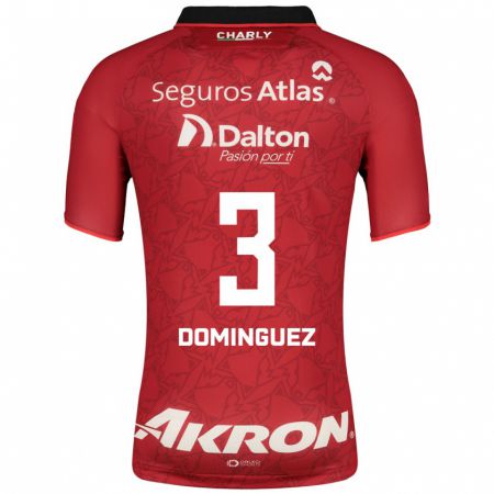 Kandiny Kinder Idekel Domínguez #3 Rot Auswärtstrikot Trikot 2023/24 T-Shirt