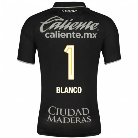 Kandiny Kinder Alfonso Blanco #1 Schwarz Auswärtstrikot Trikot 2023/24 T-Shirt