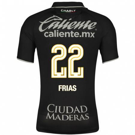 Kandiny Kinder Adonis Frías #22 Schwarz Auswärtstrikot Trikot 2023/24 T-Shirt