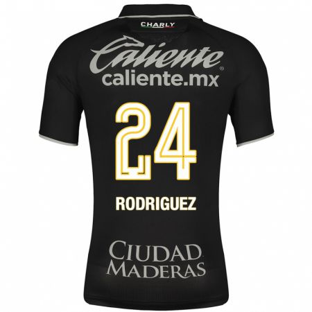 Kandiny Kinder Osvaldo Rodríguez #24 Schwarz Auswärtstrikot Trikot 2023/24 T-Shirt