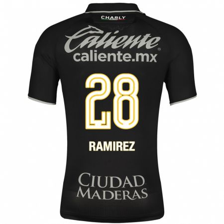 Kandiny Kinder David Ramírez #28 Schwarz Auswärtstrikot Trikot 2023/24 T-Shirt