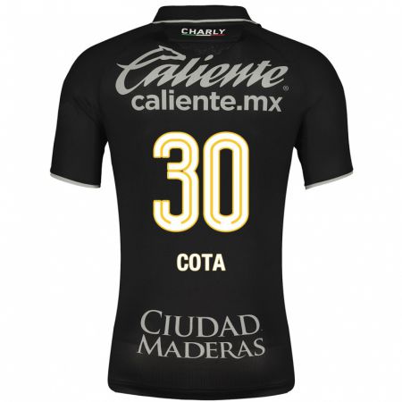 Kandiny Kinder Rodolfo Cota #30 Schwarz Auswärtstrikot Trikot 2023/24 T-Shirt