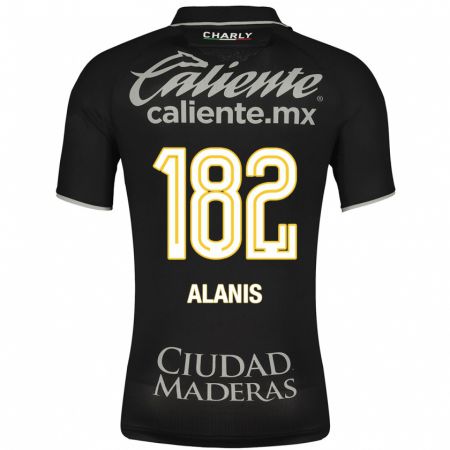 Kandiny Kinder Alejandro Alanís #182 Schwarz Auswärtstrikot Trikot 2023/24 T-Shirt