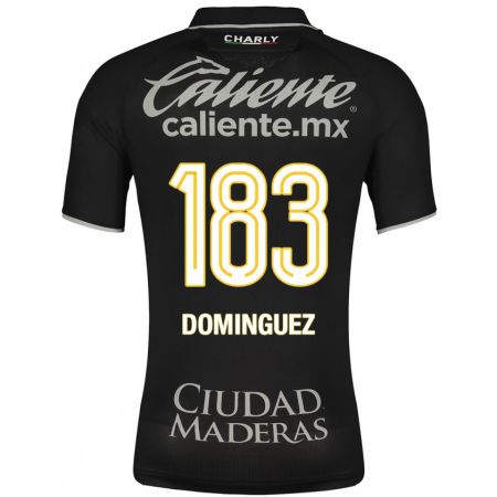 Kandiny Kinder Jesús Domínguez #183 Schwarz Auswärtstrikot Trikot 2023/24 T-Shirt