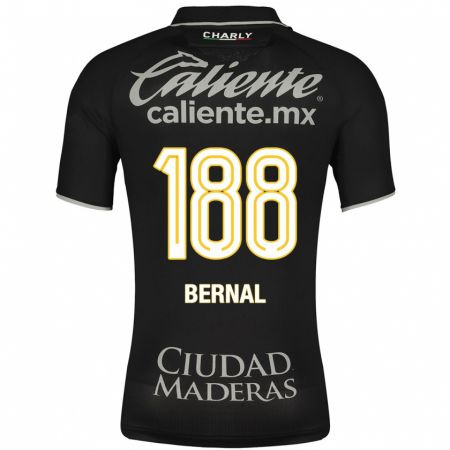 Kandiny Kinder Juan Bernal #188 Schwarz Auswärtstrikot Trikot 2023/24 T-Shirt