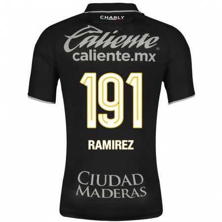 Kandiny Kinder Ian Ramírez #191 Schwarz Auswärtstrikot Trikot 2023/24 T-Shirt