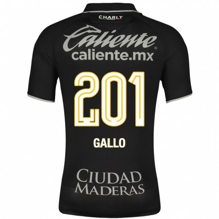 Kandiny Kinder Andrés Gallo #201 Schwarz Auswärtstrikot Trikot 2023/24 T-Shirt
