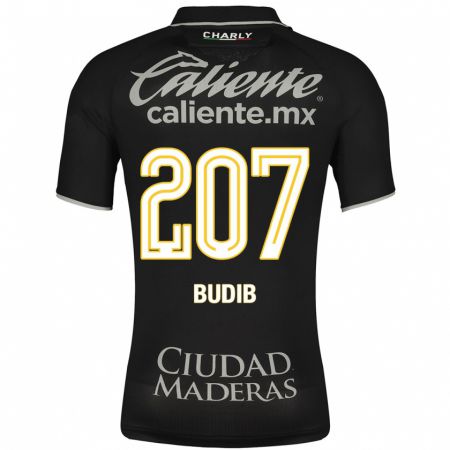Kandiny Kinder Pedro Budib #207 Schwarz Auswärtstrikot Trikot 2023/24 T-Shirt