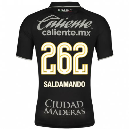 Kandiny Kinder José Saldamando #262 Schwarz Auswärtstrikot Trikot 2023/24 T-Shirt