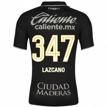 Kandiny Kinder Evan Lazcano #347 Schwarz Auswärtstrikot Trikot 2023/24 T-Shirt