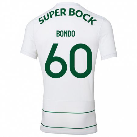 Kandiny Kinder Pedro Bondo #60 Weiß Auswärtstrikot Trikot 2023/24 T-Shirt