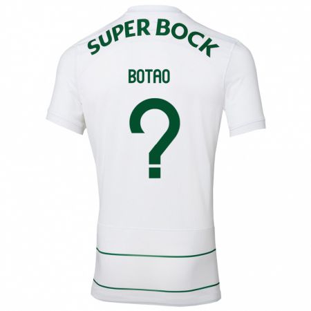Kandiny Kinder Martim Botão #0 Weiß Auswärtstrikot Trikot 2023/24 T-Shirt