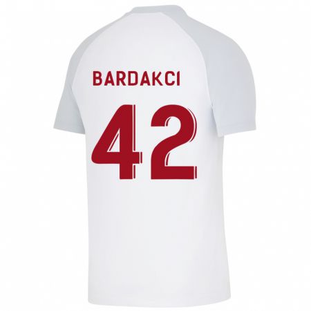 Kandiny Kinder Abdülkerim Bardakcı #42 Weiß Auswärtstrikot Trikot 2023/24 T-Shirt