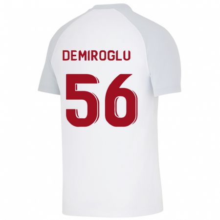 Kandiny Kinder Baran Demiroğlu #56 Weiß Auswärtstrikot Trikot 2023/24 T-Shirt