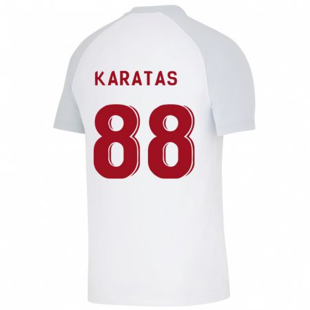 Kandiny Kinder Kazımcan Karataş #88 Weiß Auswärtstrikot Trikot 2023/24 T-Shirt