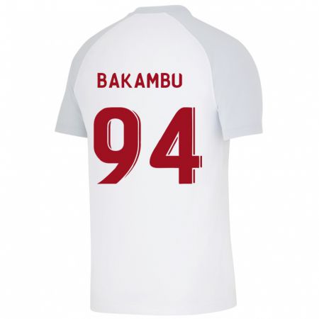 Kandiny Kinder Cédric Bakambu #94 Weiß Auswärtstrikot Trikot 2023/24 T-Shirt