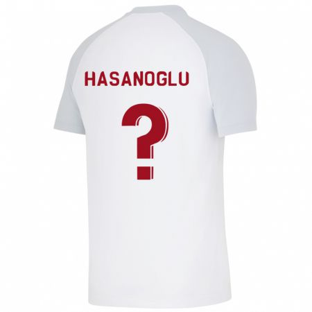 Kandiny Kinder Cinar Hasanoglu #0 Weiß Auswärtstrikot Trikot 2023/24 T-Shirt