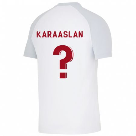 Kandiny Kinder Ahmet Kerem Karaaslan #0 Weiß Auswärtstrikot Trikot 2023/24 T-Shirt